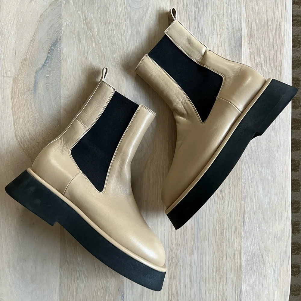 Wandler Rosa Lambskin Ankle Chelsea Boots